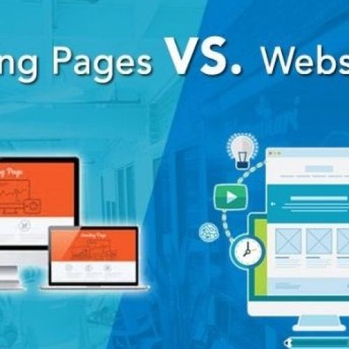 Sự khác nhau giữa landing page và website