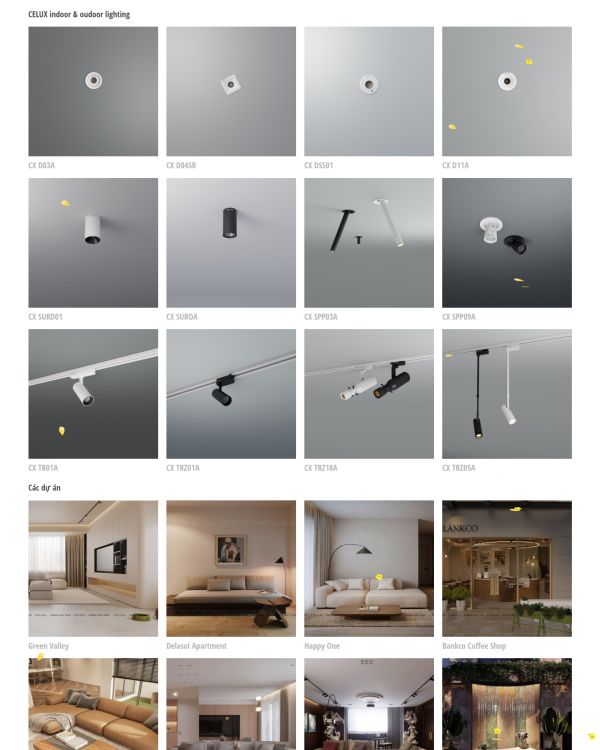 Đèn chiếu sáng Celuxlight