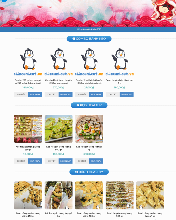 Shop Bánh Kẹo Chim Cánh Cụt