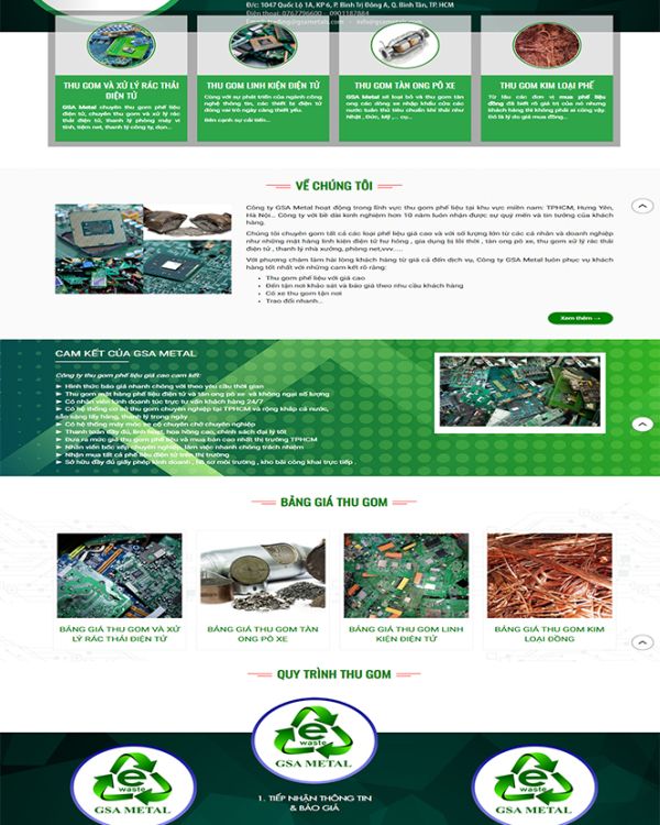 Thu mua vật liệu GSA Metals