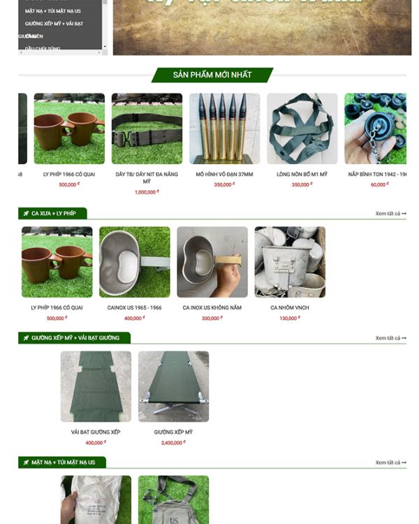 Shop Kỷ vật Chiến tranh