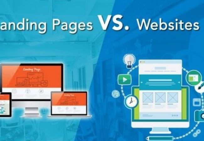 Sự khác nhau giữa landing page và website